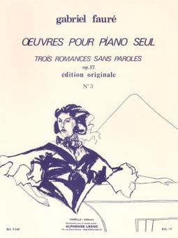 3 Romances sans Paroles Op.17 No. 3 