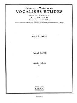 Vocalise Etude No.1 