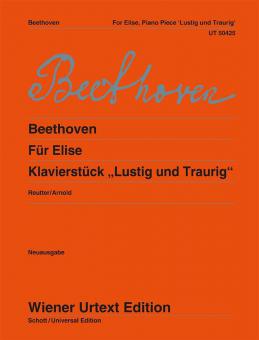 Para Elise en La menor WoO 59 y pieza para piano 'Lustig - Traurig' 