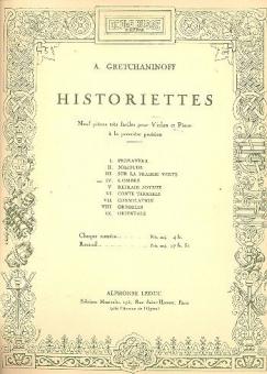 Historiettes Op. 118 Nr. 4: L Ombre 