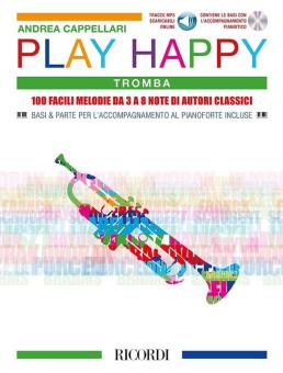Play Happy - Tromba - edizione con Online Audio e MP3 