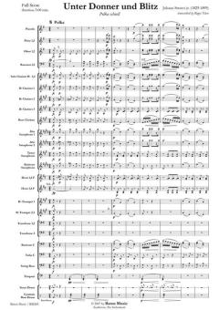Unter Donner und Blitz (Polka schnell) 
