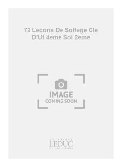 72 Lecons de Solfege Cle D Ut 