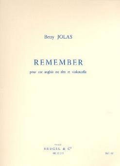 Betsy Jolas: Remember 