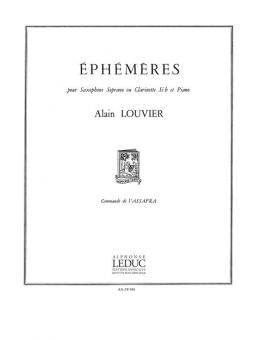 Alain Louvier: Ephemeres 