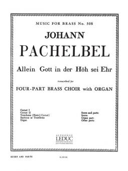 Allein Gott In Der Hoh Sei Ehr MFB508 
