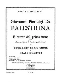 Ricercar Del Primo Tono 