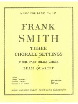 3 Chorale Settings 