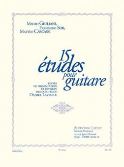 15 études pour guitare 