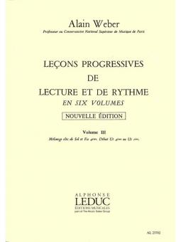 Lecons Progressives De Lecture Et Rythme Vol. 3 