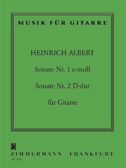 Sonata No. 1 E minor / Sonata No. 2 D major 