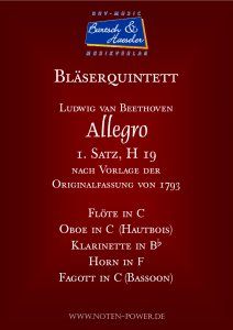 Allegro from 1uintett E flat Major, H. 19 