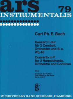 Konzert F-Dur Wq 46 