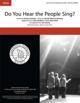 Do You Hear the People Sing? Standard