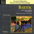 Selected Works for Piano CD 
