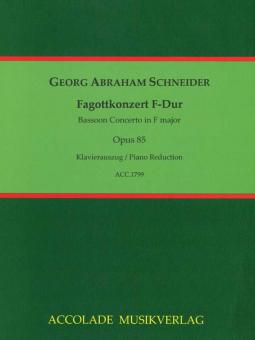 Bassoon concerto in F major op. 85 