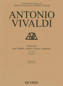 Concerto RV 259 Op. 6/2 