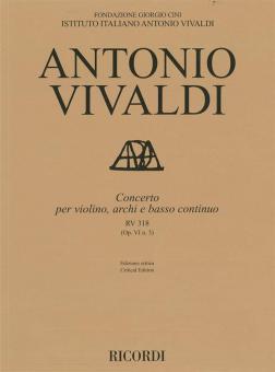 Concerto RV 318 op. 6/3 