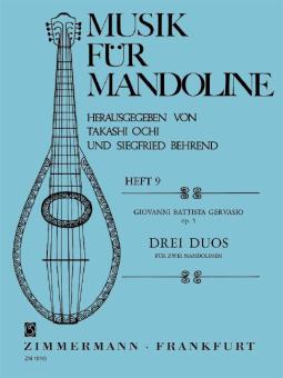 Three Duets for Two Mandolins Op. 5 