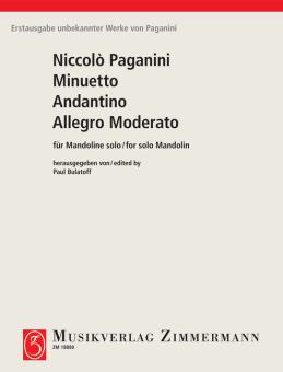 Minuetto, Andantino and Allegro moderato Standard