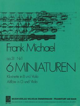 6 Miniaturen op. 31,1 