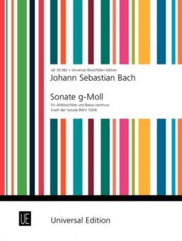 Sonata g minor (after the Sonata BWV 1034) 