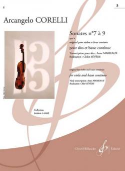 Sonatas no. 7 to 9 op. 5 