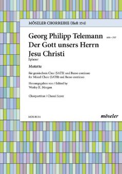 Der Gott unsers Herrn Jesu Christi TWV 8:4 Download