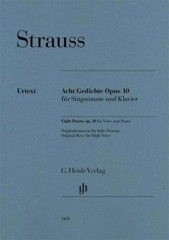 8 Gedichte op. 10 
