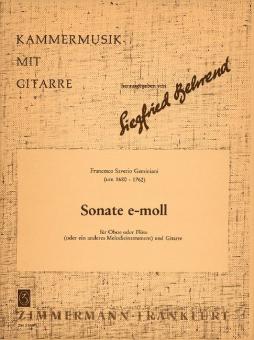 Sonata E minor 