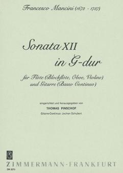 Sonata XII G major 