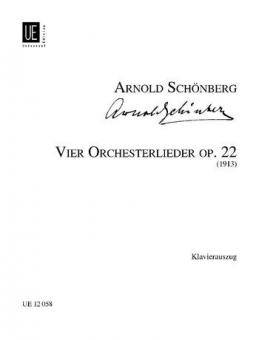 4 Orchestral Songs 