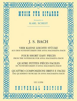 4 Little Easy Pieces from the Notebook of Anna Magdalena Bach 