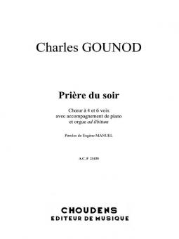 Priere Du Soir Paroles 
