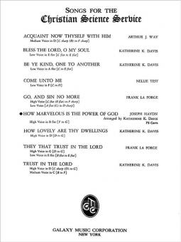 How Marvelous Is the Power of God 