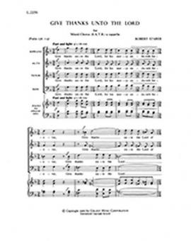 Give Thanks Unto the Lord 