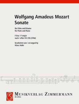 Sonata F major K. 376 (374d) K. 376 (374d) Standard