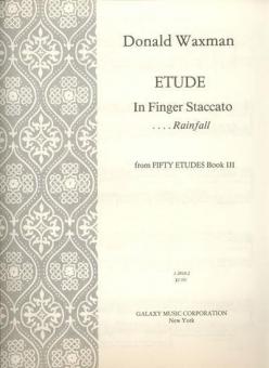 Etude No. 33 Finger Staccato 