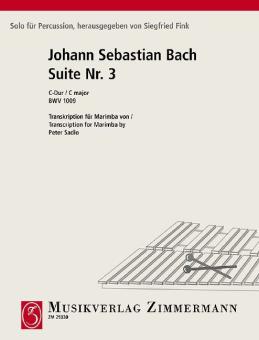 Suite III BWV 1009 Standard
