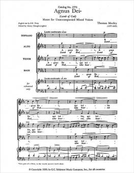 Agnus Dei - Lamb of God 
