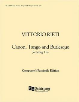 Canon, Tango and Burlesque 