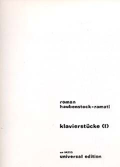 Klavierstücke (I) 