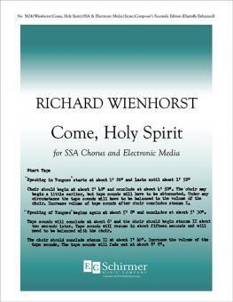 Come, Holy Spirit 