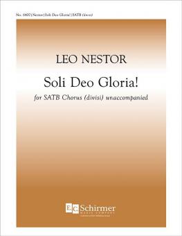 Soli Deo Gloria! 