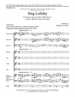 Sing Lullaby 