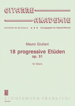 18 Progressive Etudes op. 51 