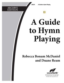 A Guide To Hymn Playing 