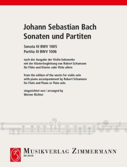 Sonatas and Partitas BWV 1005/1006 Heft 3 Standard