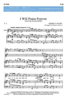 I Will Praise Forever 