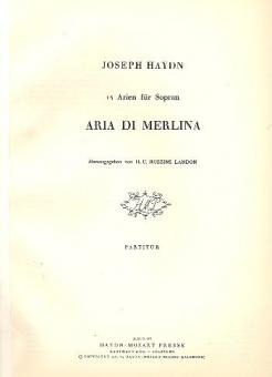 Merlina's Aria Hob. XXIVb:17 